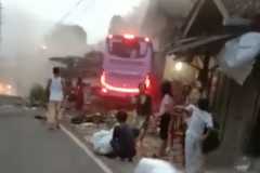 Polisi sebut tiga tewas akibat kecelakaan bus di Ciamis